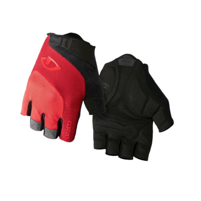 Giro Bravo Gel Mens Cycling Gloves (Bright Red)
