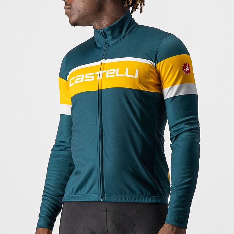 Maglia maniche lunghe Castelli Passista – Petrolio