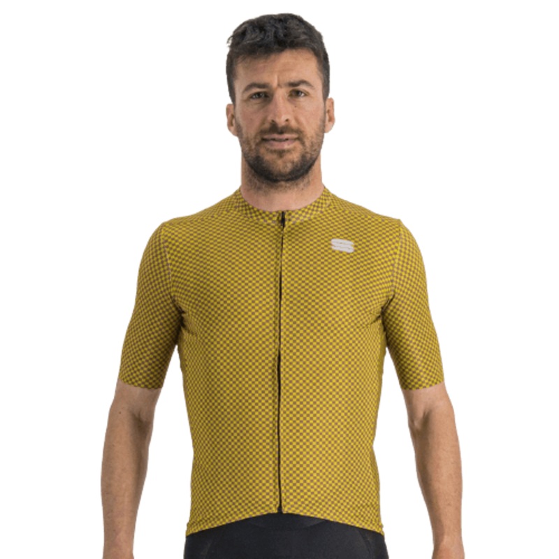 Sportful Checkmate Mens Cycling Jersey (Masala Malives)