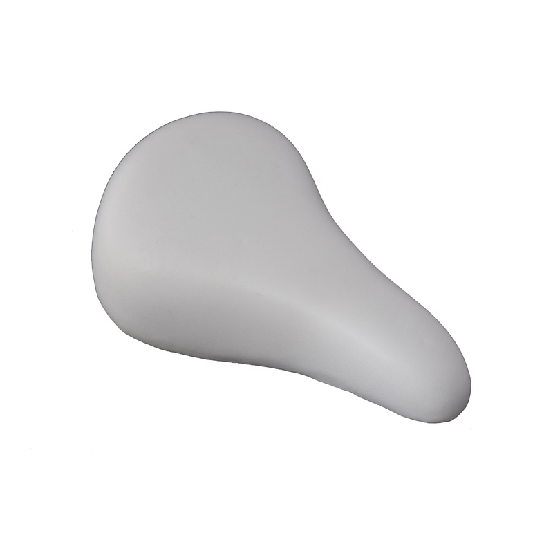 10,12or 14 White Kiddies Bike Seat, Padded Comfort Saddle, Boys Or Girls With Clip