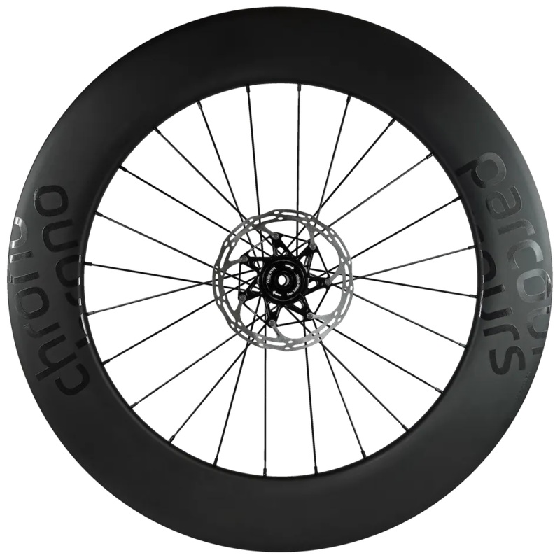 Parcours Chrono Max Carbon Tubeless Ready Disc Brake Wheel – Shimano/Sram (Black)