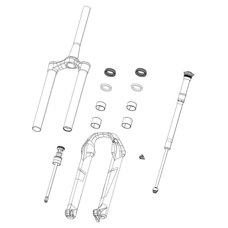 Rockshox Spare – Fork Dust Wiper Kit – 38Mm Black (Includes Flangeless Dust Wipers) (Qty 20) – Zeb 2021