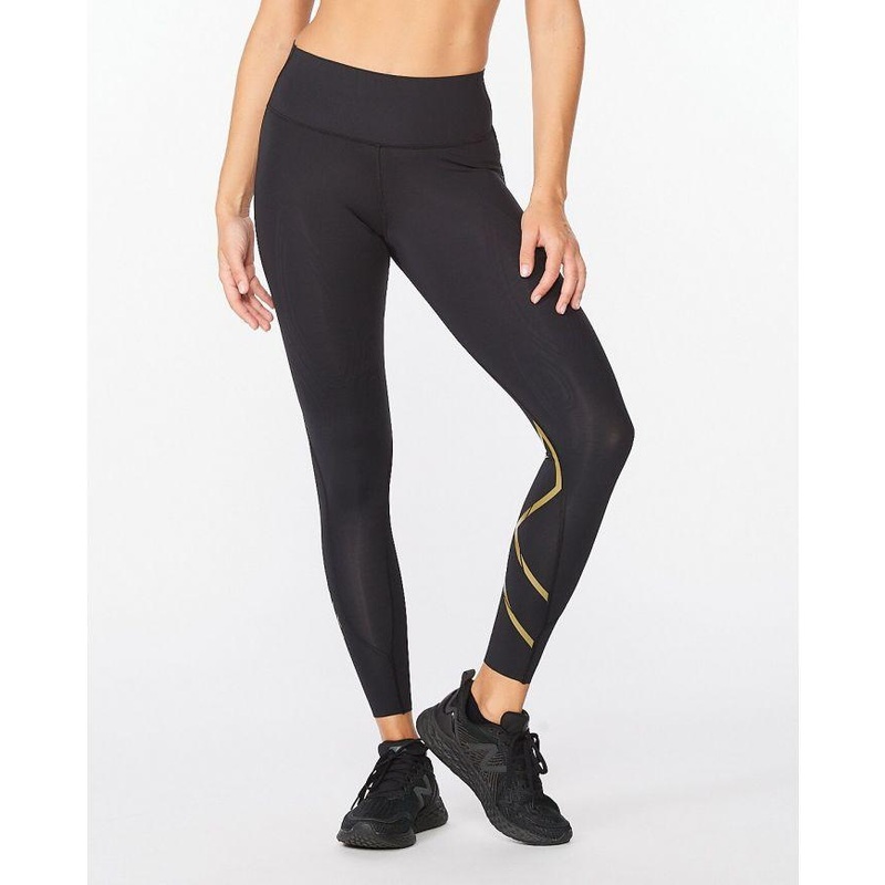 2XU WA5367B MCS X Train Mid Rise Women’sTights (Black/Gold)