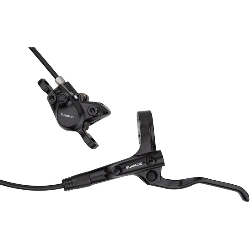 Shimano Alivio MT200 2-Piston Hydraulic Disc Brake Set (Black) (Left) (Post Mount) (Resin Pad)