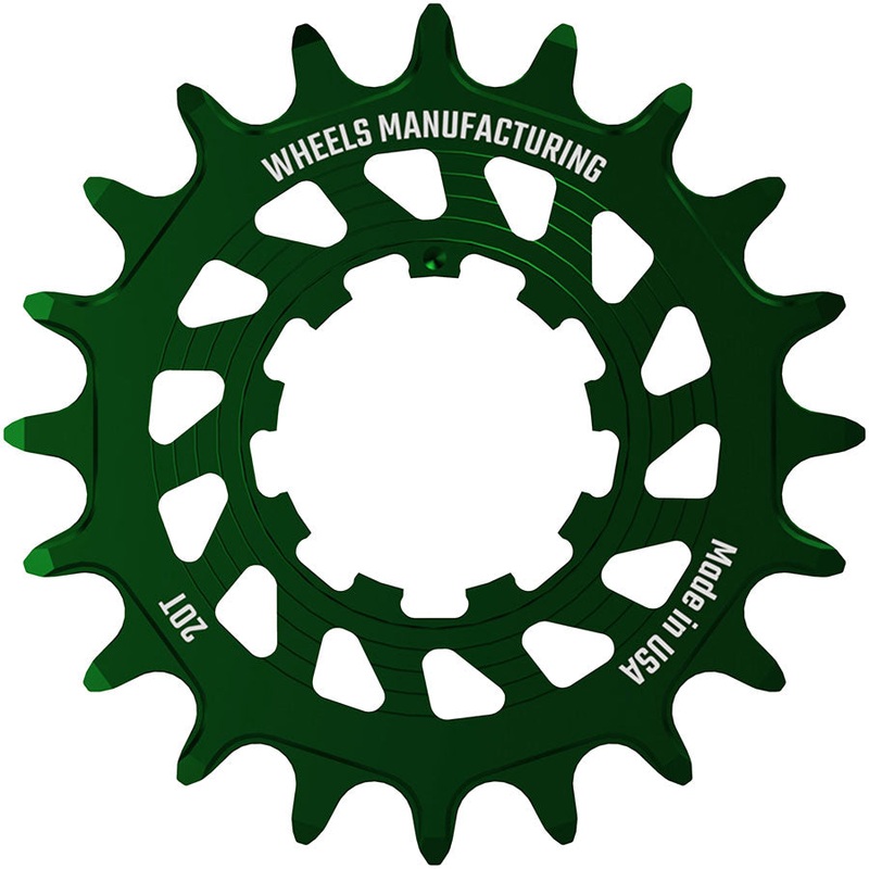 Wheels Manufacturing SOLO HG Cog – 20t Fits SOLO-HG Kits Green