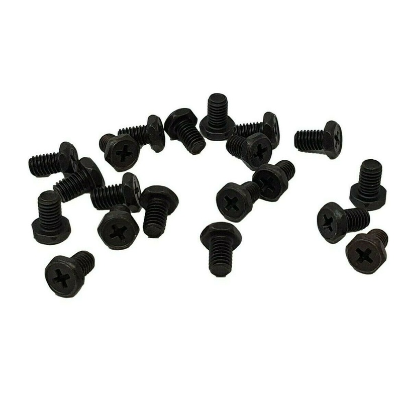JOB LOT OF 20 X M6 HEX HEAD BOLTS 10MM LONG 1MM TPI BIKE MUDGUARD FIXING BOLTS