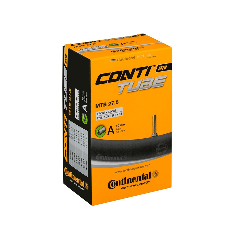 Continental MTB Inner Tube|29 x 1.75 – 2.50|27.5 x 1.75 – 2.40|26 x 1.75 – 2.50|Schrader|Presta