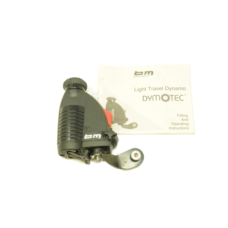 BUSCH & MULLER DYMOTEC 6 SIDEWALL BOTTLE DYNAMO GENERATOR 6volt 3w LEFT FITTING