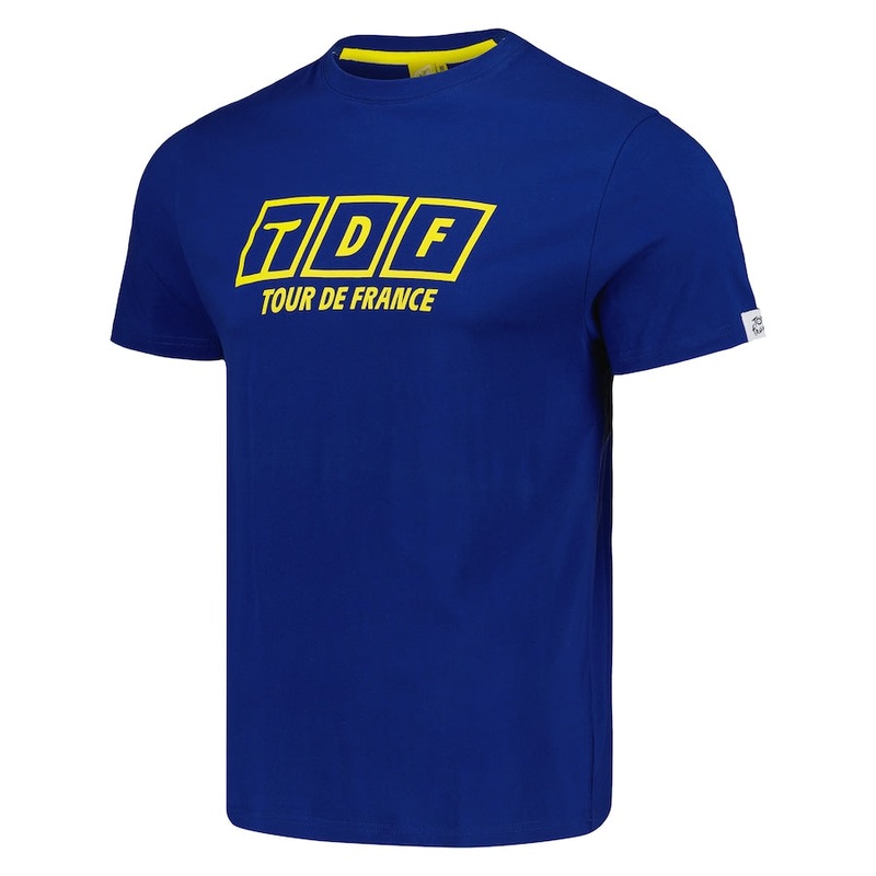 T-Shirt Tour de France Slogan – Blu