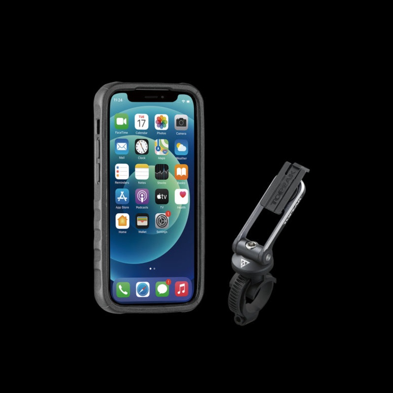 Topeak Ridecase W/Mount|Black|iPhone 12 Mini|iPhone 12 Pro Max|iPhone 13 mini|iPhone 13 Pro Max|iPhone 13 Pro|iPhone 13|iPhone SE/8/7