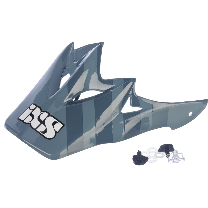 IXS Phobos 5.2 Visor and Pins Black-Grey