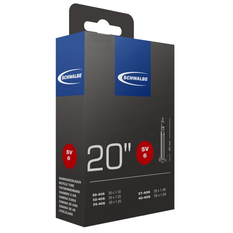 Schwalbe 20×1.50 40mm Presta MTB Tube