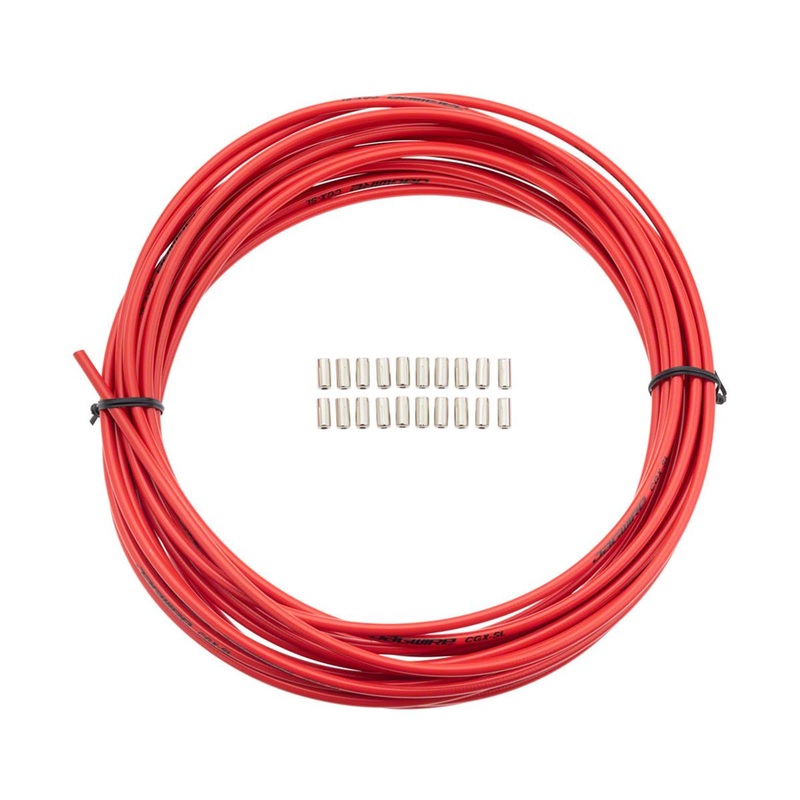 Jagwire Sport Brake Housing (Red) (5mm) (10 Meters) (w/ Slick-Lube Liner)