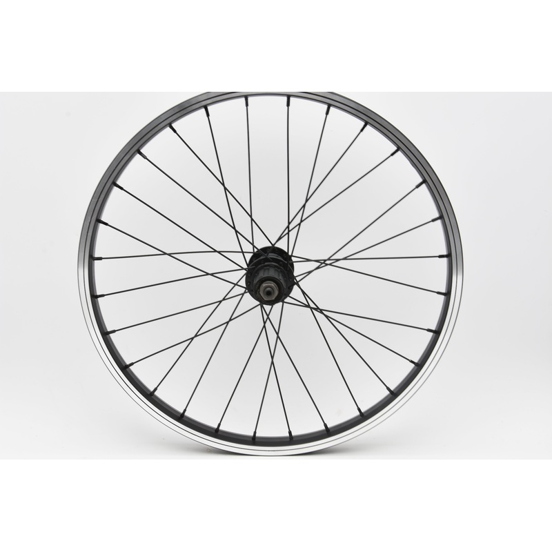 20 X 1.75 Rear Folding Bike MTB Wheel, Black Shimano 8-9 Speed Cassette