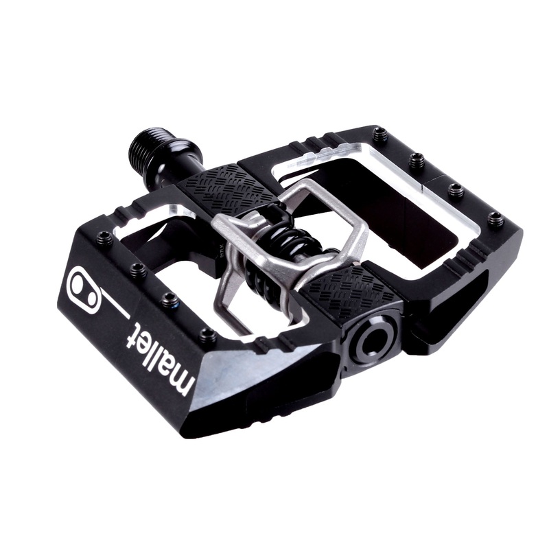 Crankbrothers Mallet DH Pedals – Dual Sided Clipless Platform Aluminum 9/16 BLK