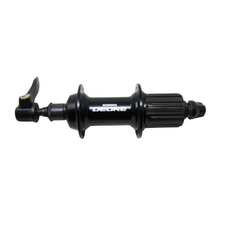 Shimano Rear Hub Deore FH-T610 Wheel Hub 36 Spoke Black + Skewer 8/9/10 Speed