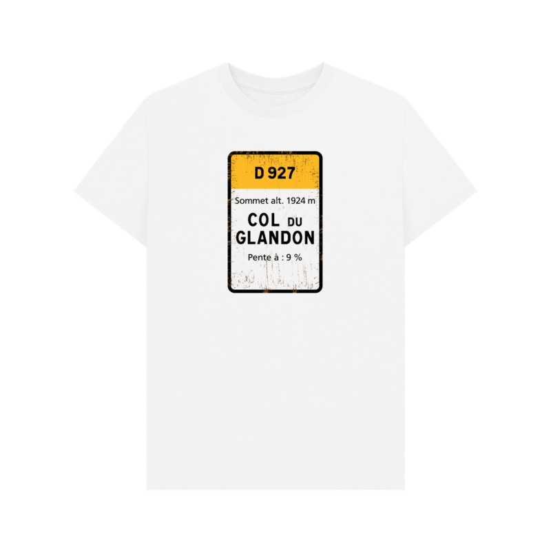 Col du Glandon Tee|White|XS|S|M|L|XL|2XL|3XL|4XL