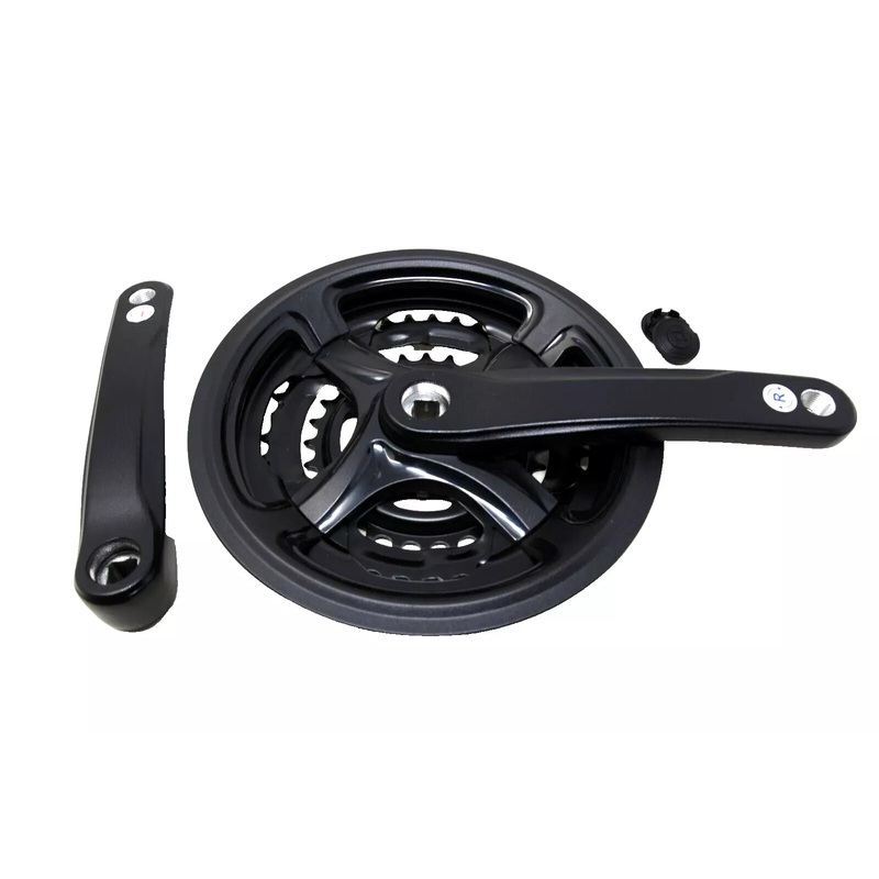Prowheel Alloy Black 28/38/48 Teeth 175mm Bike Triple Chain Set Chain Wheel