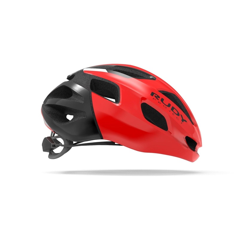 Rudy Project Strym Road Cycling Helmet (Red-Shiny)