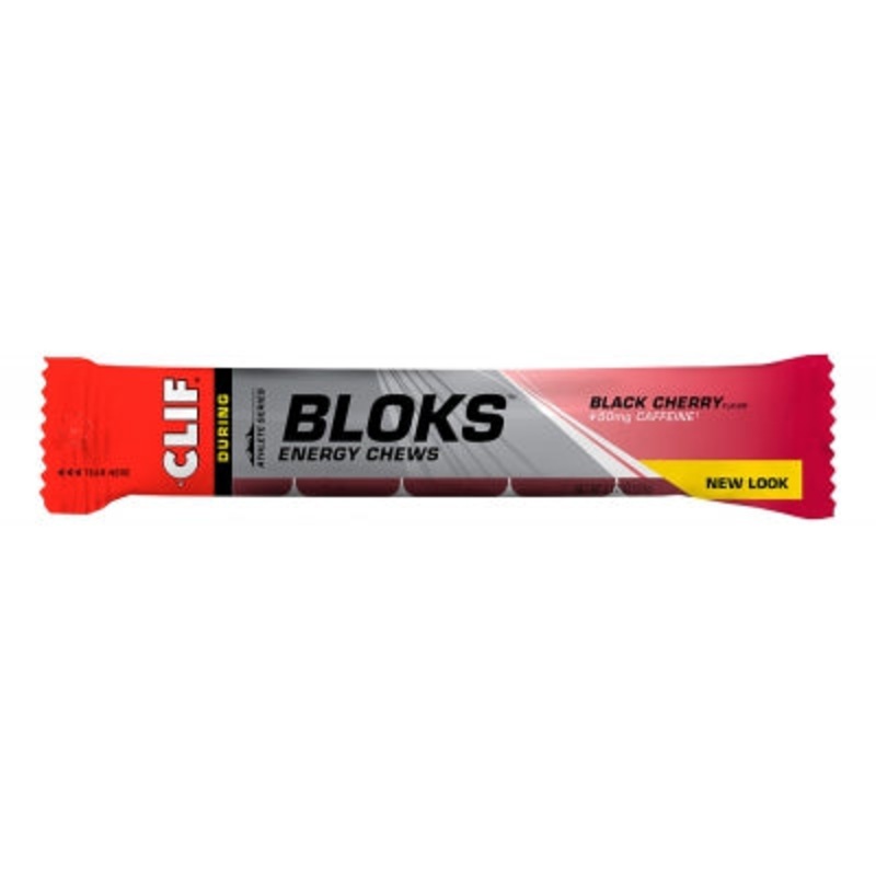 Clif Blok Energy Chews – Black Cherry Single