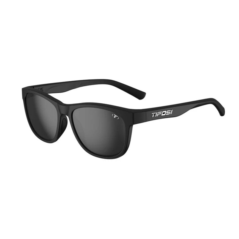 Tifosi Swank Sport Sunglasses (Polarized Smoke Tint/Satin Black)