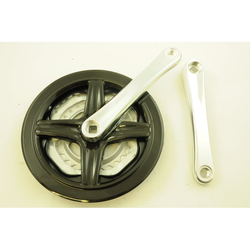 28-38-48 TRIPLE MTB CHAINWHEEL SET ALLOY CRANK 170mm SHIMANO COMPATIBLE