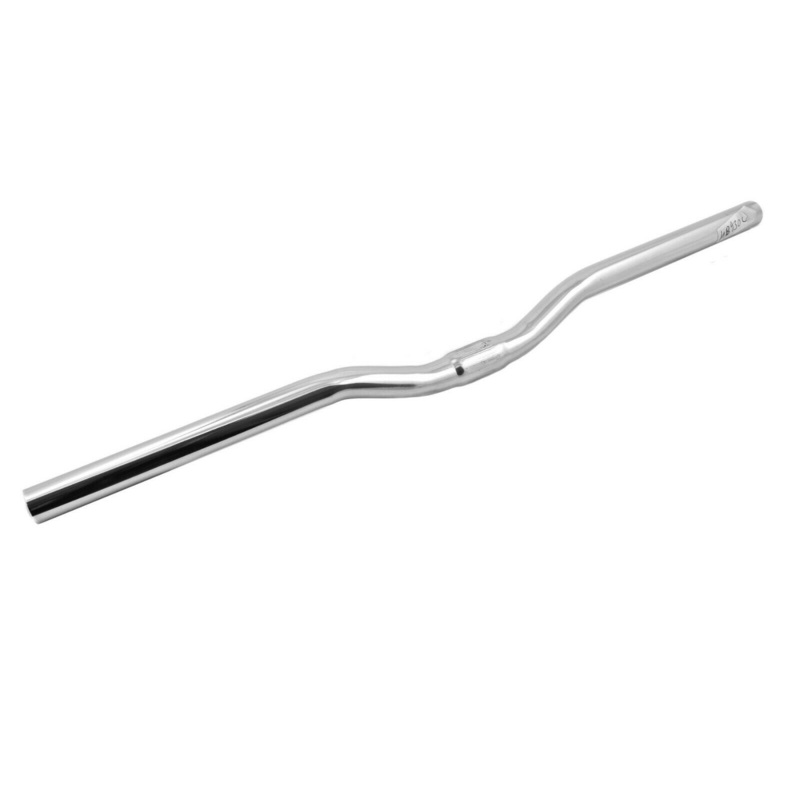 30MM LOW RISE MOUNTAIN BIKE TREKKING BIKE HANDLEBARS CHROME 610MM 25.4MM CENTRE