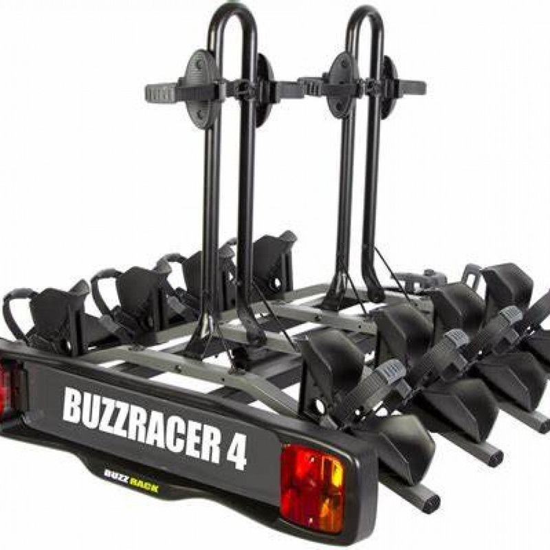 BUZZRACK BUZZRACER 4 BIKE TOW BAR BIKE RACK