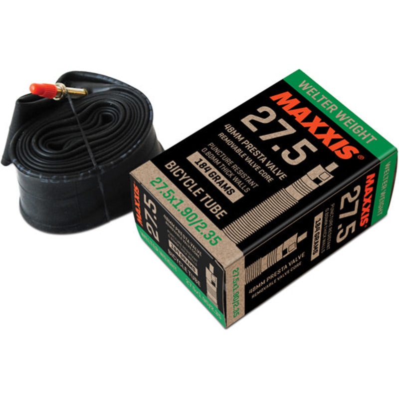 Maxxis Welterweight Tube|700 x 23-32c|27.5 x 1.90-2.35|26 x 2.20-2.50|Presta|Schrader