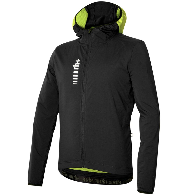 Giacca Rh+ Alpha Padded Hoody – Nero lime