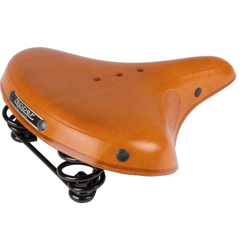 Honey Lepper Leather Bike Seat 810 Concorde Authentic Line Women’s Cycle Saddle