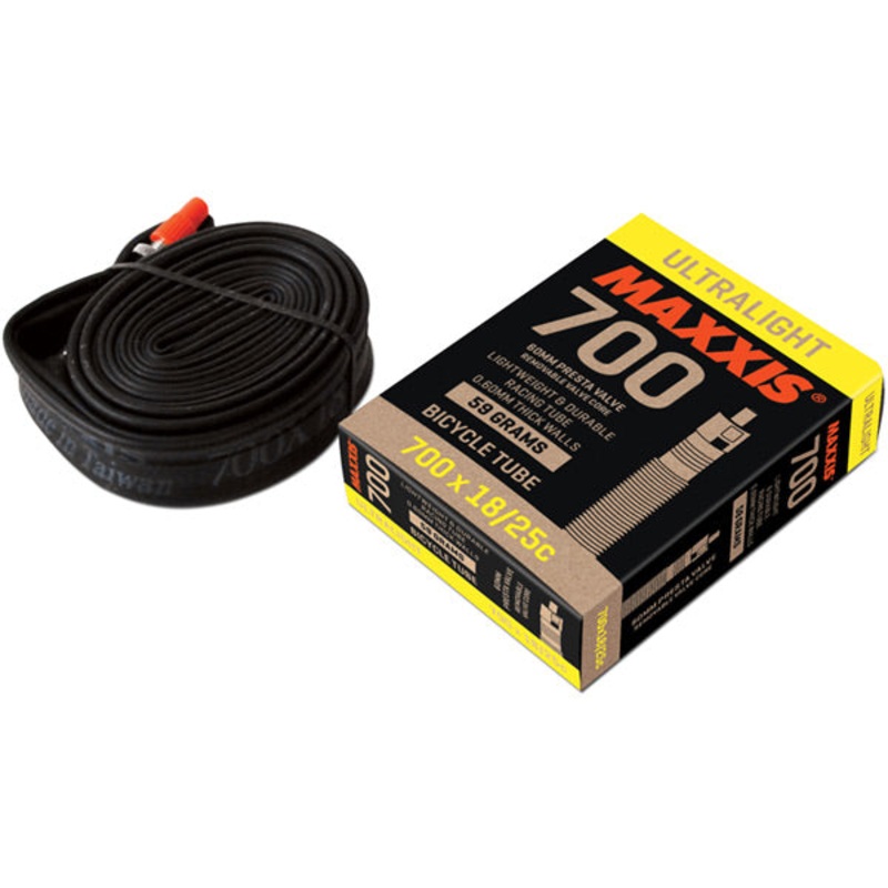 Maxxis Ultralight Tube|20 x 1.9-2.125|26 x 1.5-1.75|27.5 x 1.9-2.35|Schrader|Presta