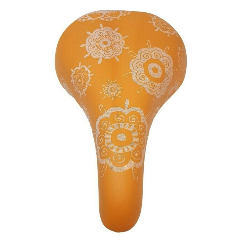 Raleigh Chic 2016 Junior Bike Saddle Orange Comfort Saddle, 20 , 24 Wheel New