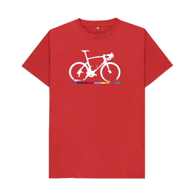 Team Bike T-Shirt|Moss Green|Red|Navy Blue|Bright Blue|Athletic Grey|XS|S|M|L|XL|2XL