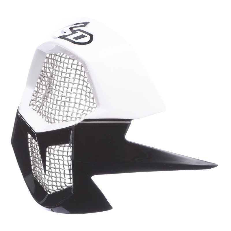 6d Moto X – Motocross HelmetMouth Piece for EVO -Black-White