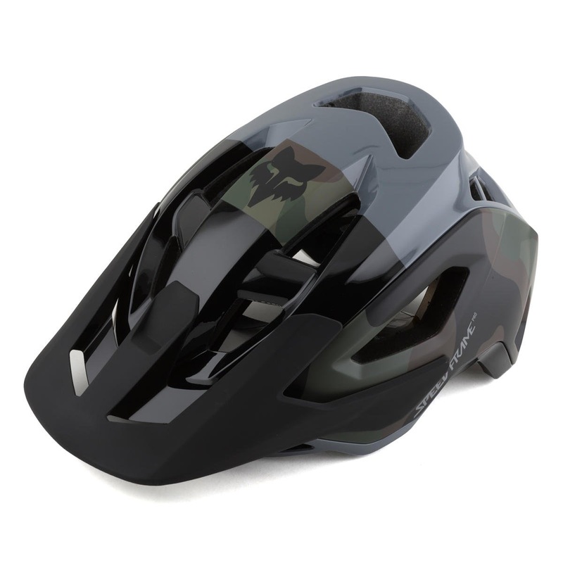 Fox Racing Speedframe Pro MIPS Helmet (Olive Camo) (S)