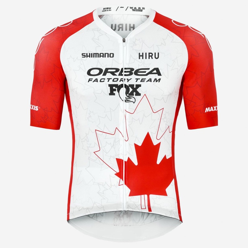 Maglia Hiru Orbea Factory Team 2025 Core – Campione Canadese