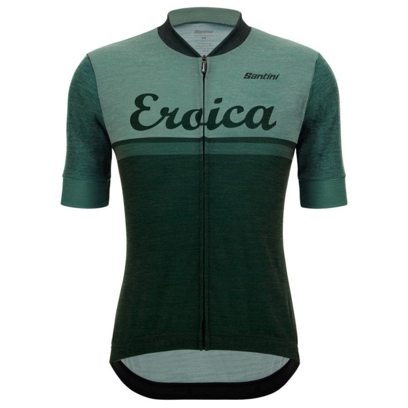 Maglia in lana Santini Eroica Valle – Verde