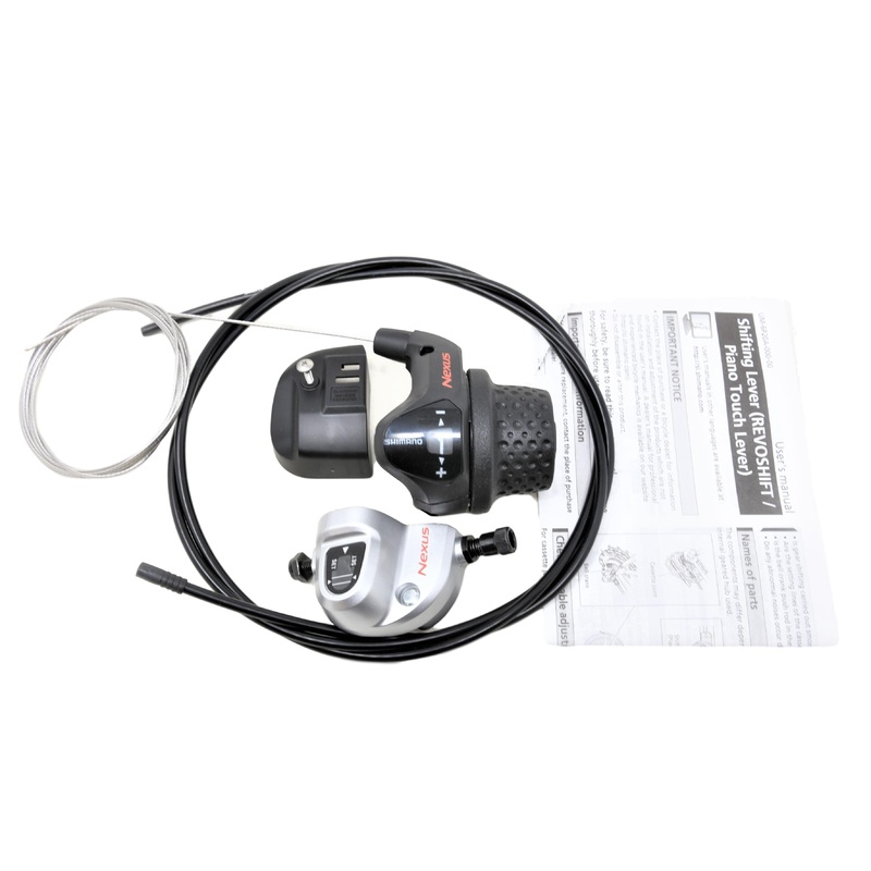 Shimano 3 Speed Nexus SL-3S41E Gripshift Rotary Shifter With Bell Crank & Cable Set
