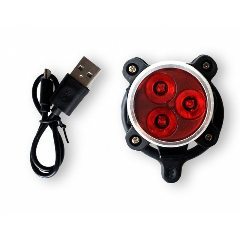 Taillight USB 3 Leds |3led|To be visible