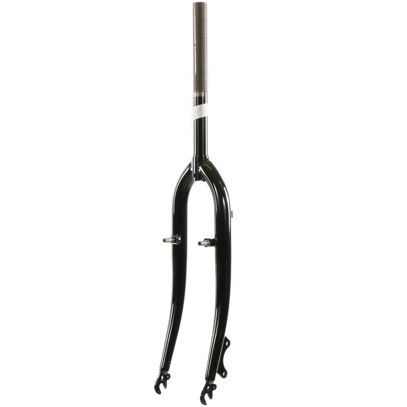 26 MTB ATB FORK WITH V+DISC MOUNT 1STEERER 25.4mm,260mm STEERER THREADED BLK