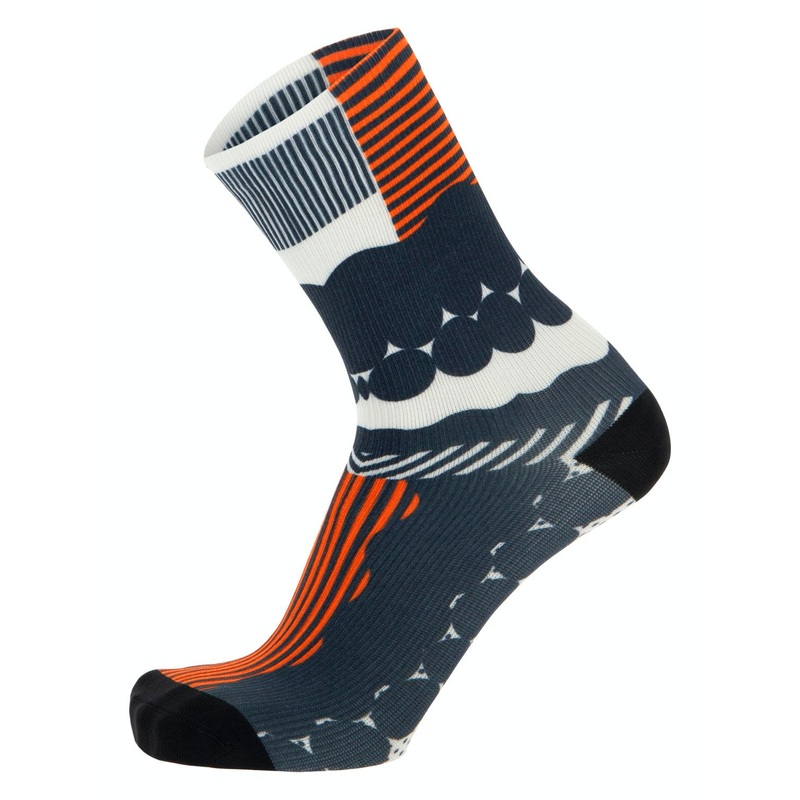 Santini Optic Unisex Cycling Socks (Fluo Orange)