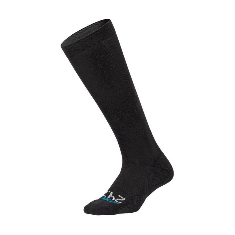 2XU UA5690E 24/7 Unisex Compression Socks (Black/Black)