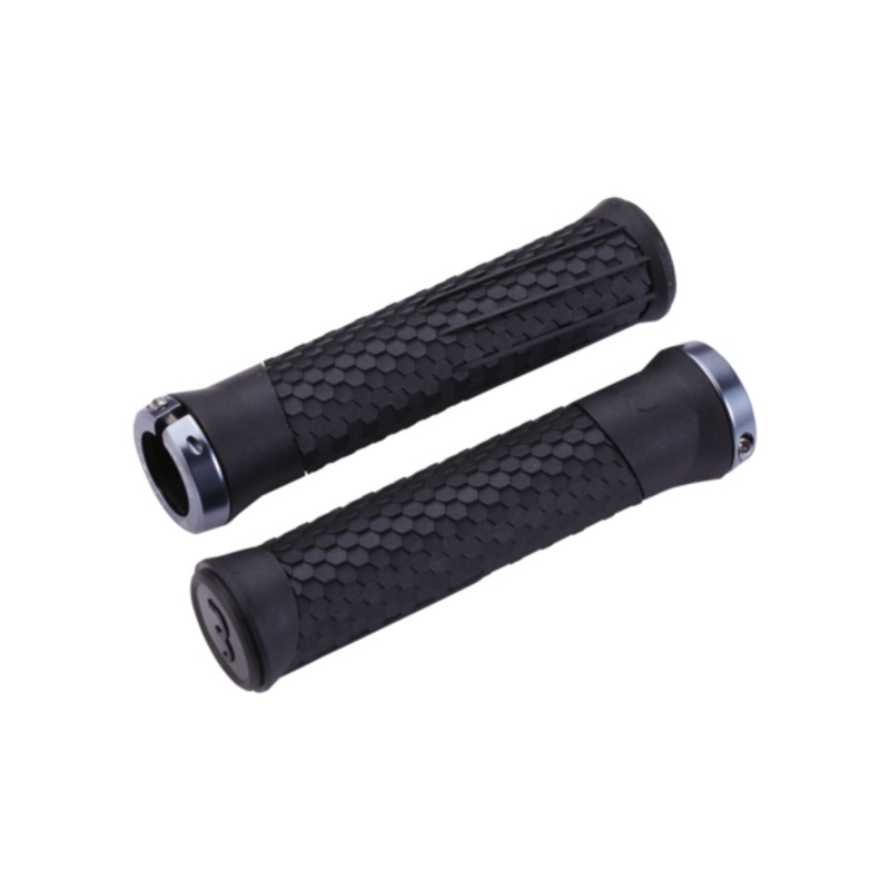 BBB Python Lock-On Grips|Mint, Copper Lockring|White, Grey Lockring|Moss Green, Copper Lockring|Black, Black Lockring|Red, Black Lockring|Neon Yellow, Black Lockring|142mm