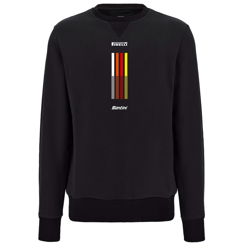 Felpa Santini x PIRELLI Tape – Nero
