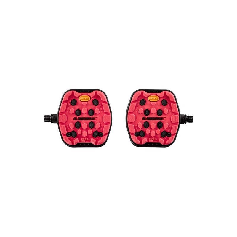 Look Trail Grip Platform Pedals (Red)
