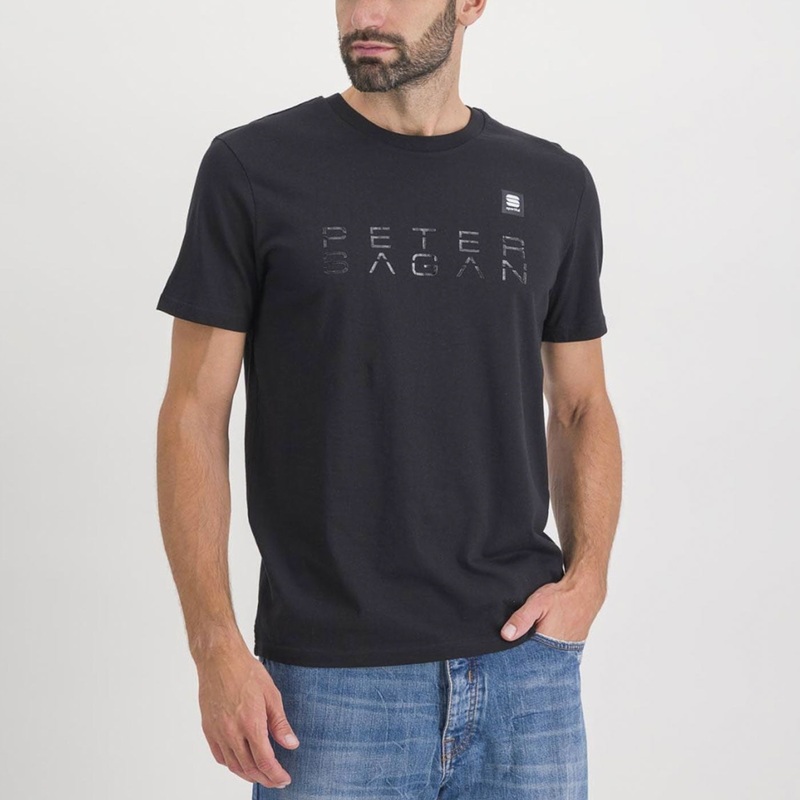 T-Shirt Peter Sagan Signature – Nero