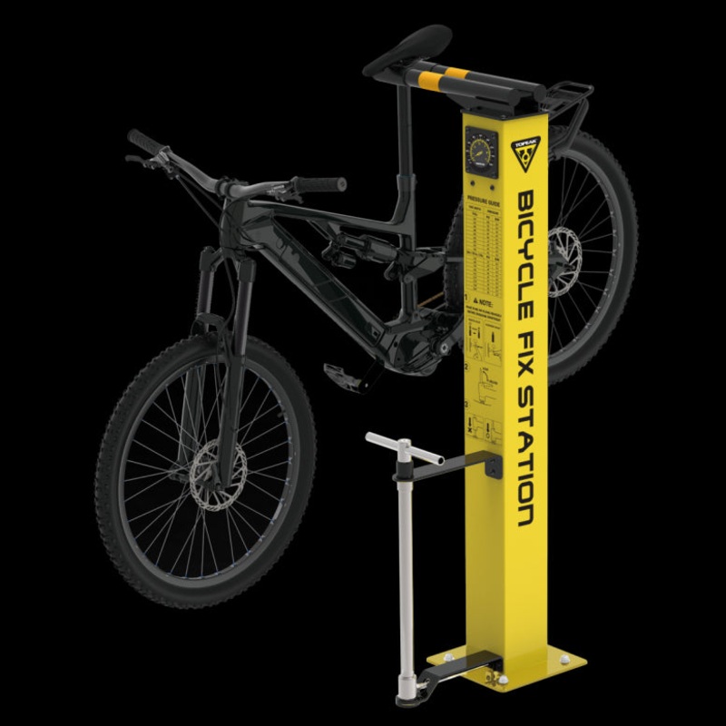 Topeak Fix Station Threaded Metal Head Pump