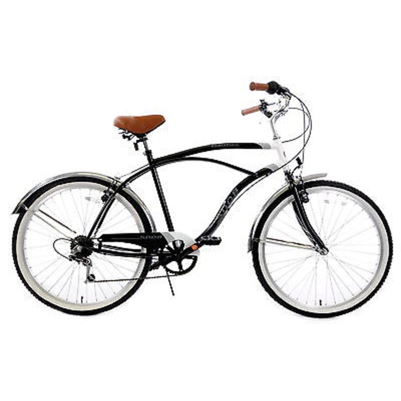 19 FRAME AMERICAN STYLE MENS BEACH CRUISER 6 SPEED MUSLE BIKE IDEAL VW SHOW ETC