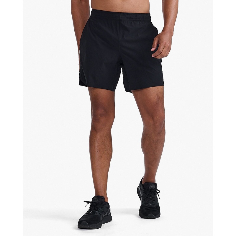 2XU MR6986B Motion 6 Inch Men’s Running Shorts (Black/Black)